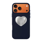 Silver Heart-Signature Leather Kılıf Magsafe Özellikli - Iphone 17 Pro Max