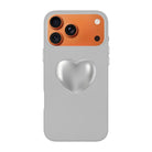 Silver Heart-Signature Leather Kılıf Magsafe Özellikli - Iphone 17 Pro Max