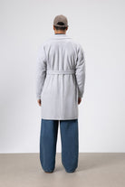 Kemerli Oversize Kaşe Kaban