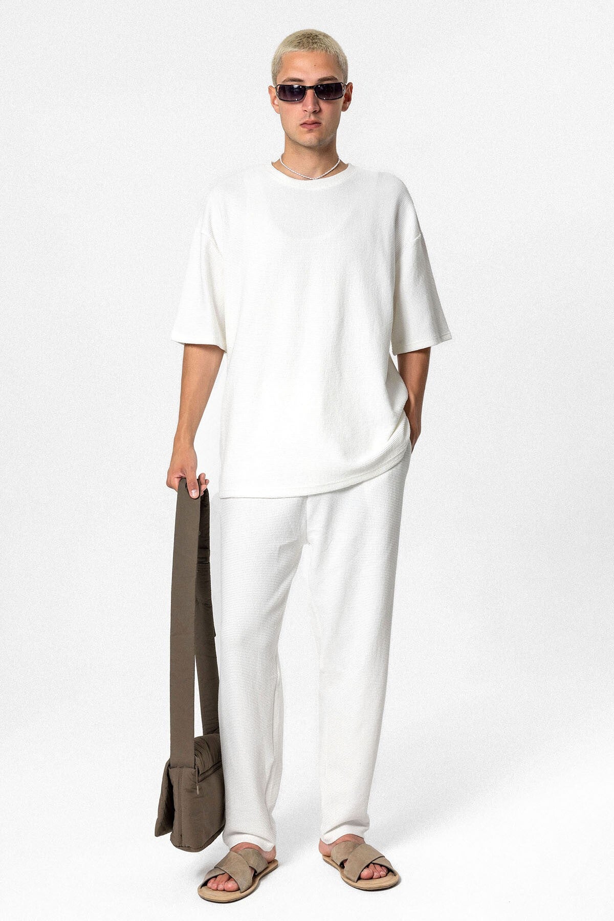 Oversize Basic Triko Eşofman Takım