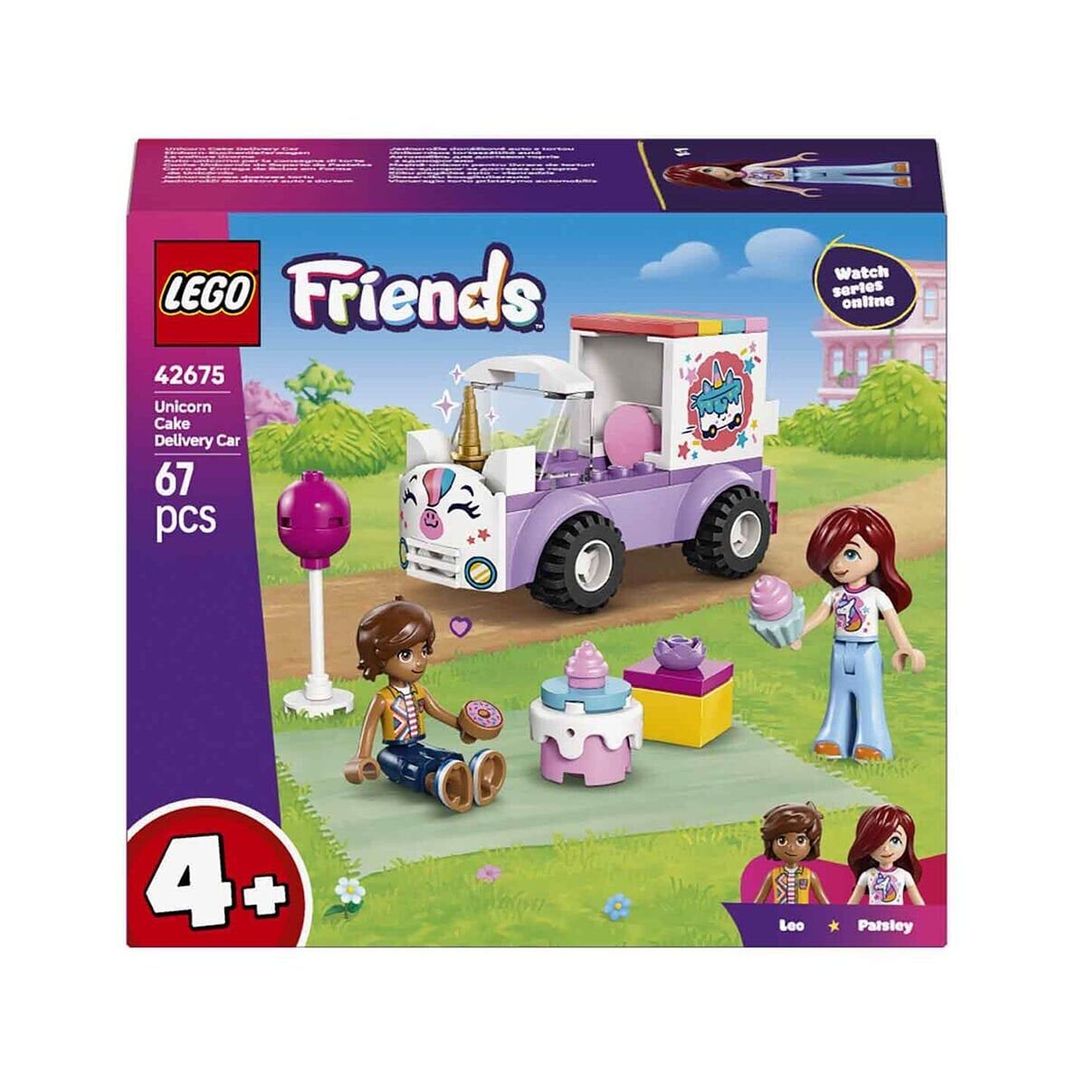 42675 Lego Friends Unicorn Pasta Dağıtım Aracı 67 Parça +4 Yaş