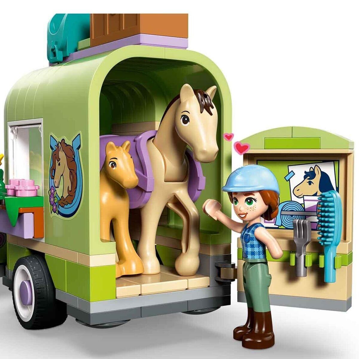 42695 Lego Friends At Ve Tay Römorku 279 Parça +7 Yaş
