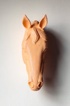 42A35 Home & Living-At Kafası Duvar Figürü | Pastel Turuncu-Duvar Dekorları-2-Milagron.com