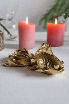 42A35 Home & Living-Goldfish Figürü | Gold-Heykel-1-Milagron.com