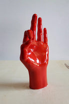 42A35 Home & Living-Okey El Figürü V2 | Kırmız-Heykel-5-Milagron.com