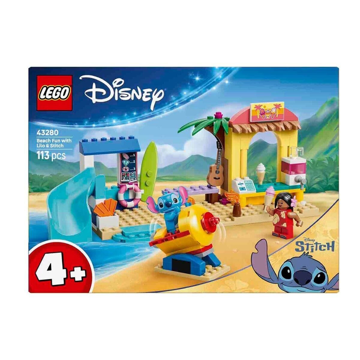 43280 Lego Disney Lilo Ve Stiç Ile Plaj Eğlencesi 113 Parça +4 Yaş