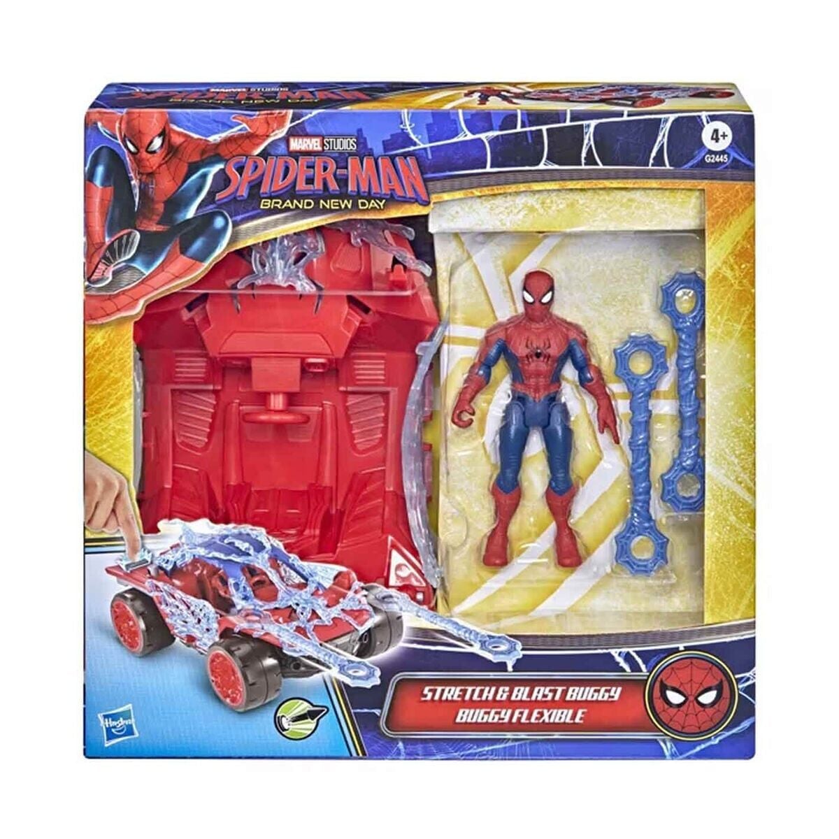 G2445 Spider-Man Actionverse Stretch Figür Ve Web Blast Araç