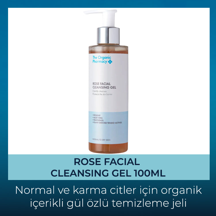 Rose Facıal Cleansıng Gel - Gül Özlü Yüz Temizleme Jeli 100Ml