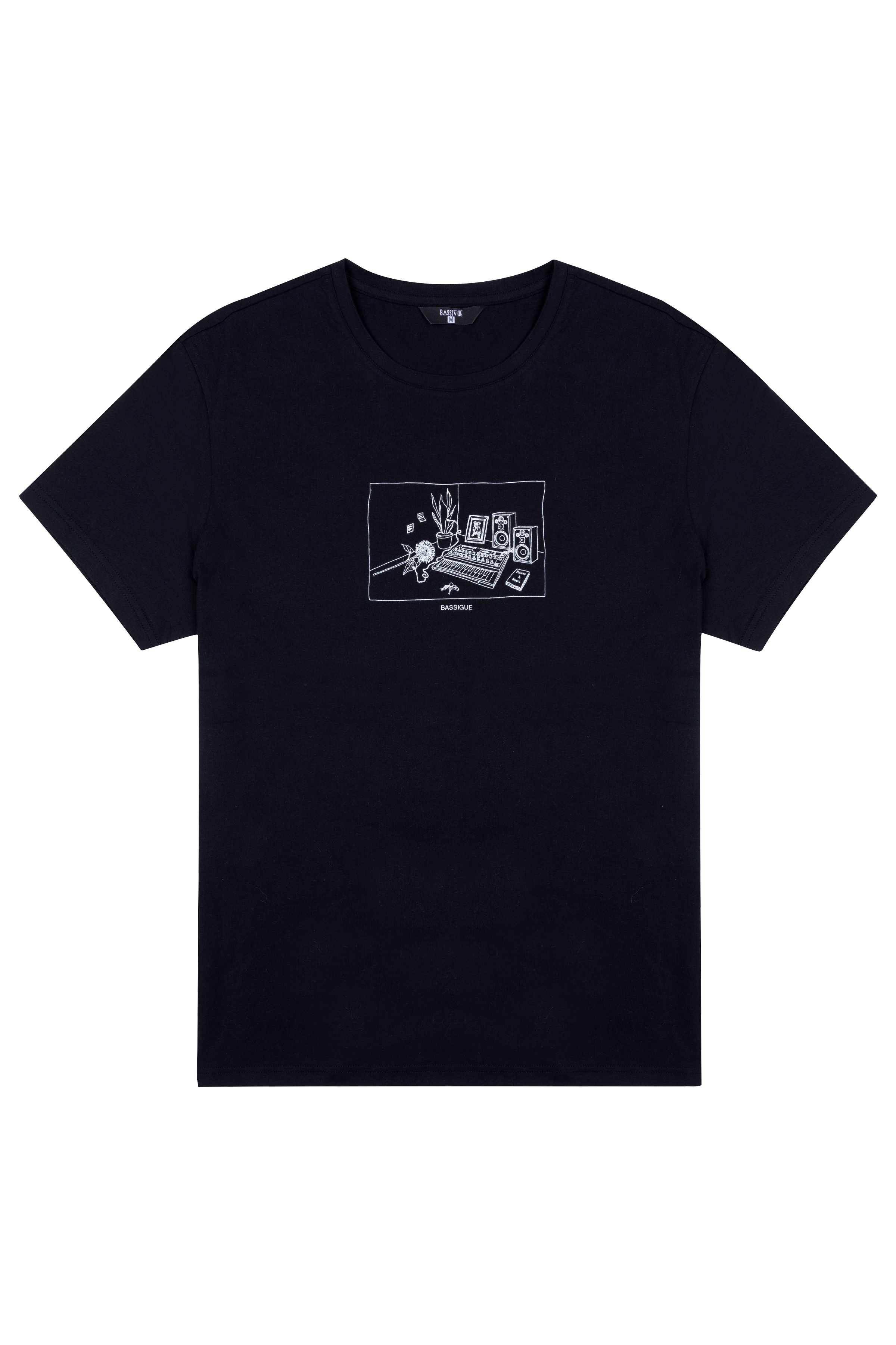 Plants & Music T-Shirt - Siyah