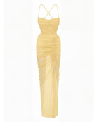 Fainthearted Dress In Butter Yellow