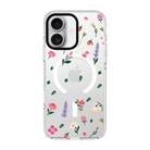 KiŞiYe Özel Little Blossoms Şeffaf-Clear Kılıf Magsafe Özellikli - Iphone 16 Plus