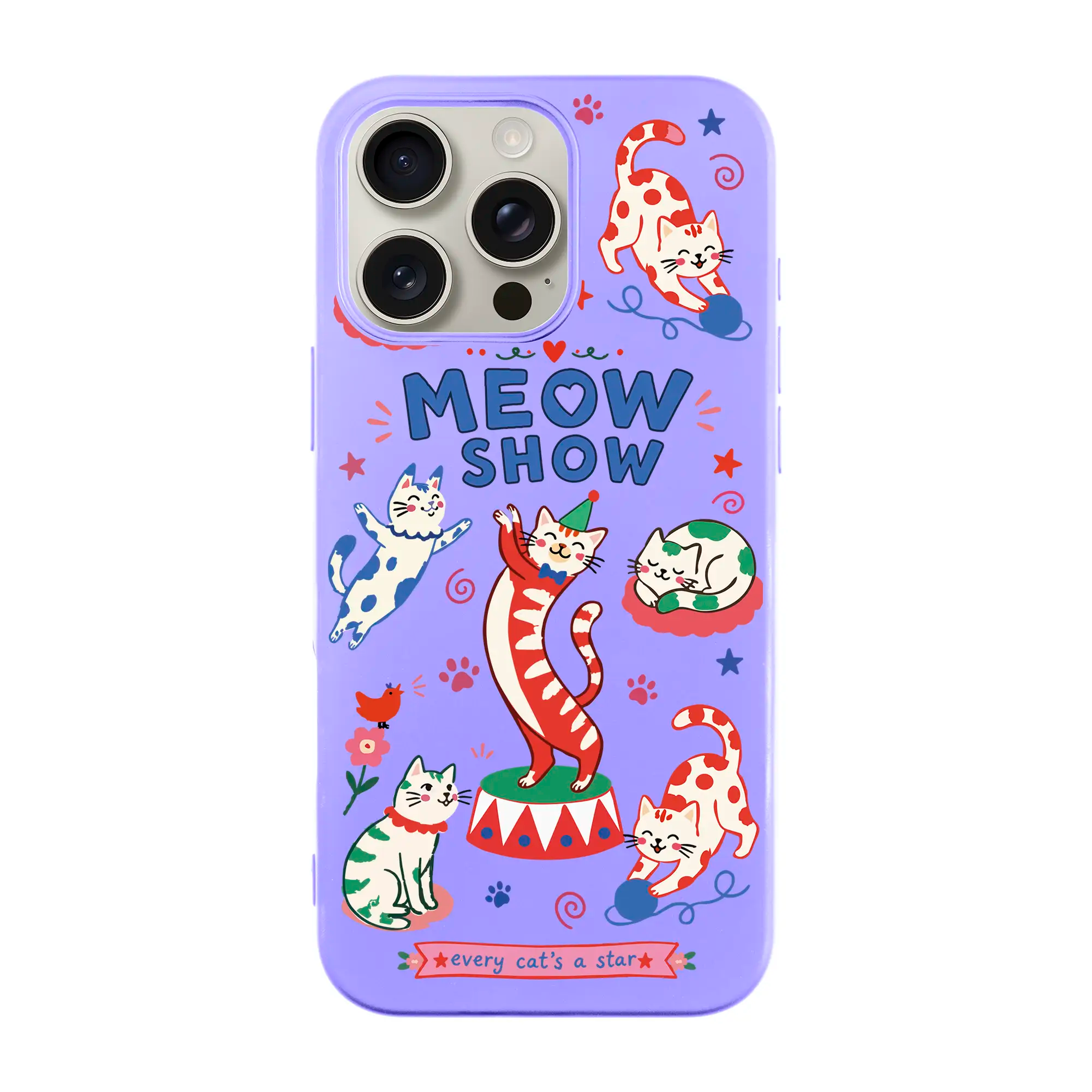 Meow Show-Ultra Silikon Kılıf-Iphone 15 Pro Max