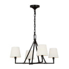 Phaedra Modern Lüks Kumaş Şapkalı Geometrik Askılı Salon Avizesi Pha-1724