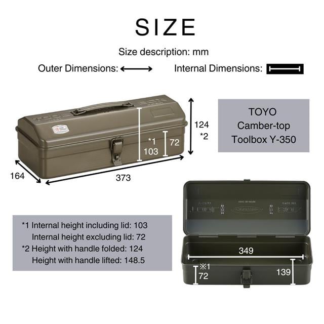 Toyo Steel-Toyo Steel Y-350 Metal Saklama Kutusu, BEJ-Saklama Kutusu-6-Milagron.com