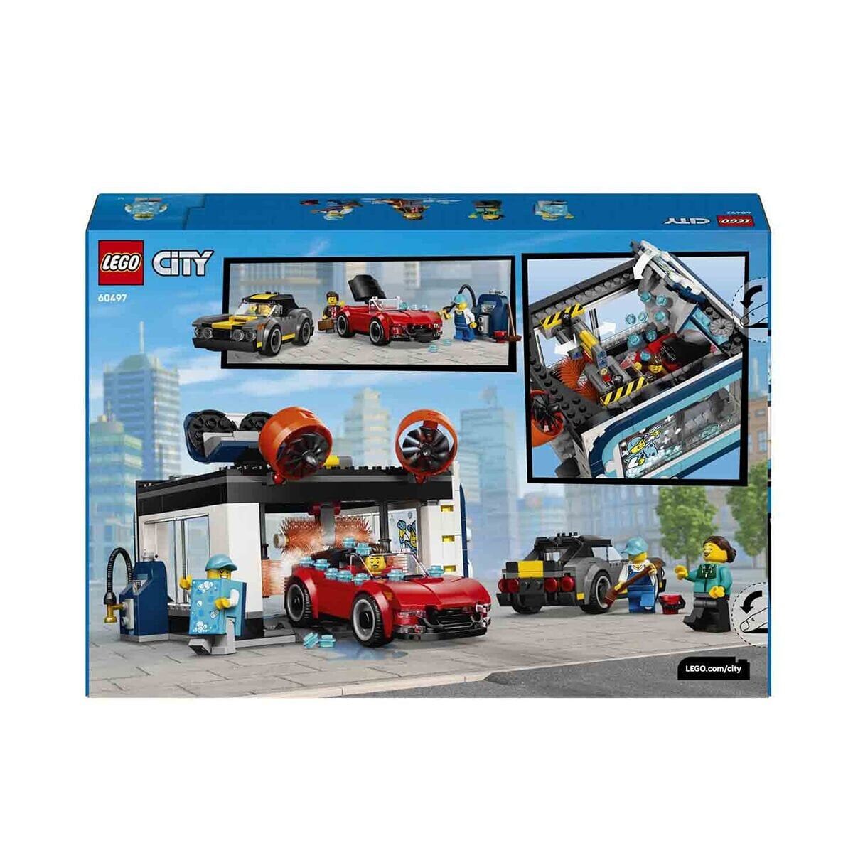 60497 Lego City Otomatik Araç Yıkama 583 Parça +6 Yaş