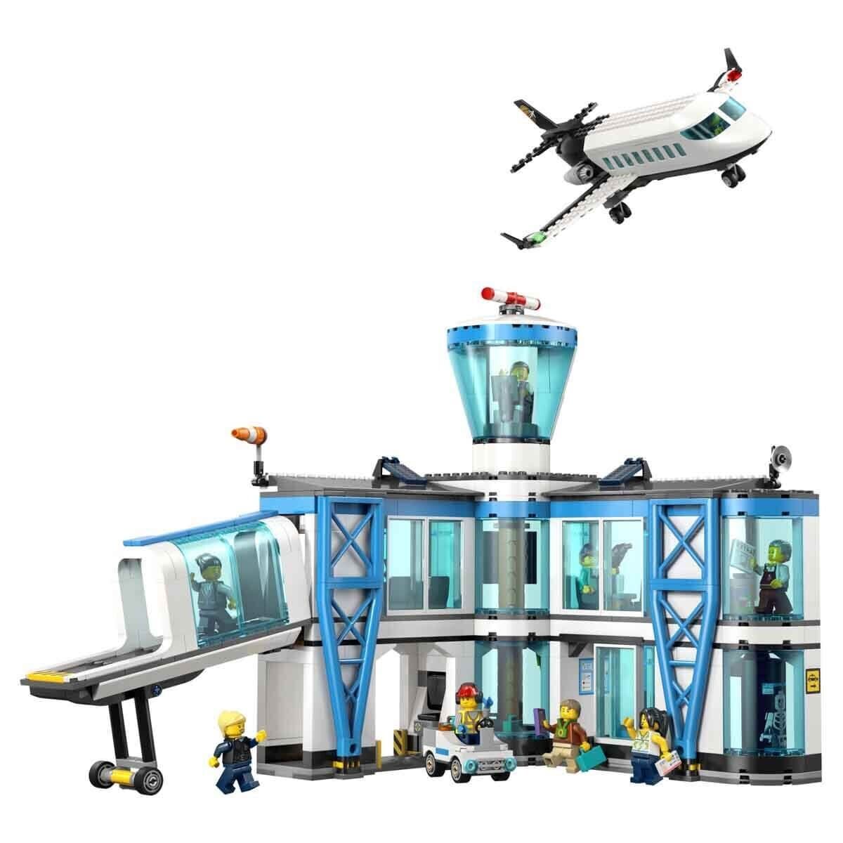 60502 Lego City Havaalanı Ve Uçak 887 Parça +8 Yaş