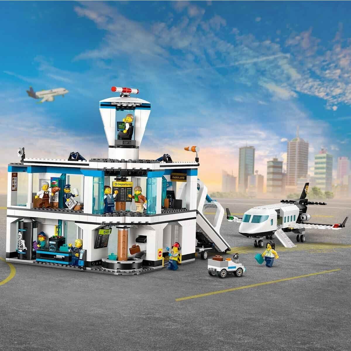 60502 Lego City Havaalanı Ve Uçak 887 Parça +8 Yaş