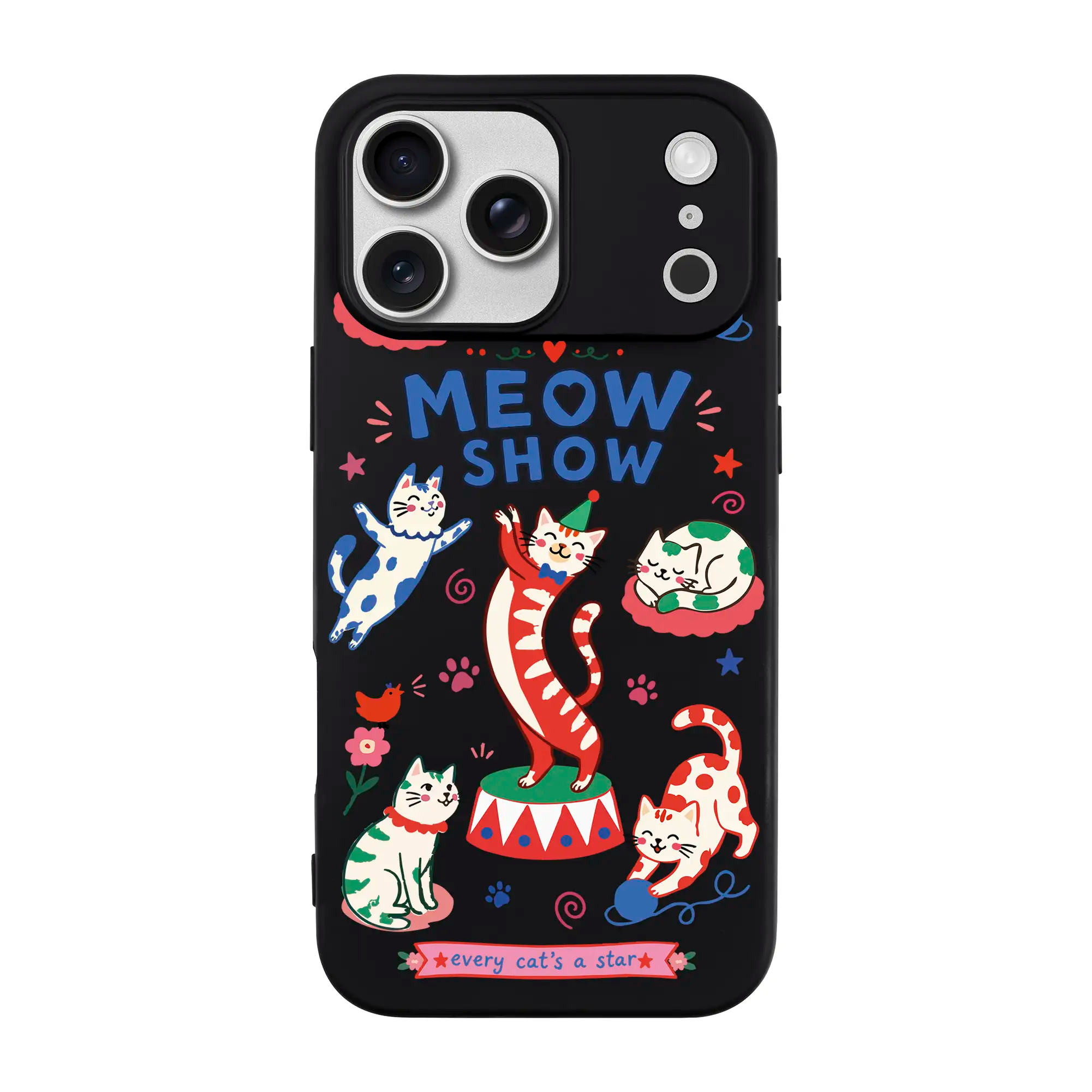 Meow Show-Ultra Silikon Kılıf-Iphone 17 Pro