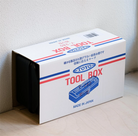 Toyo Steel Y-280 Tool Storage Box Black Metal Saklama Kutusu