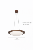 Lumiana-Noctra Large Led Sarkıt - 58 Cm-Avize-4-Milagron.com
