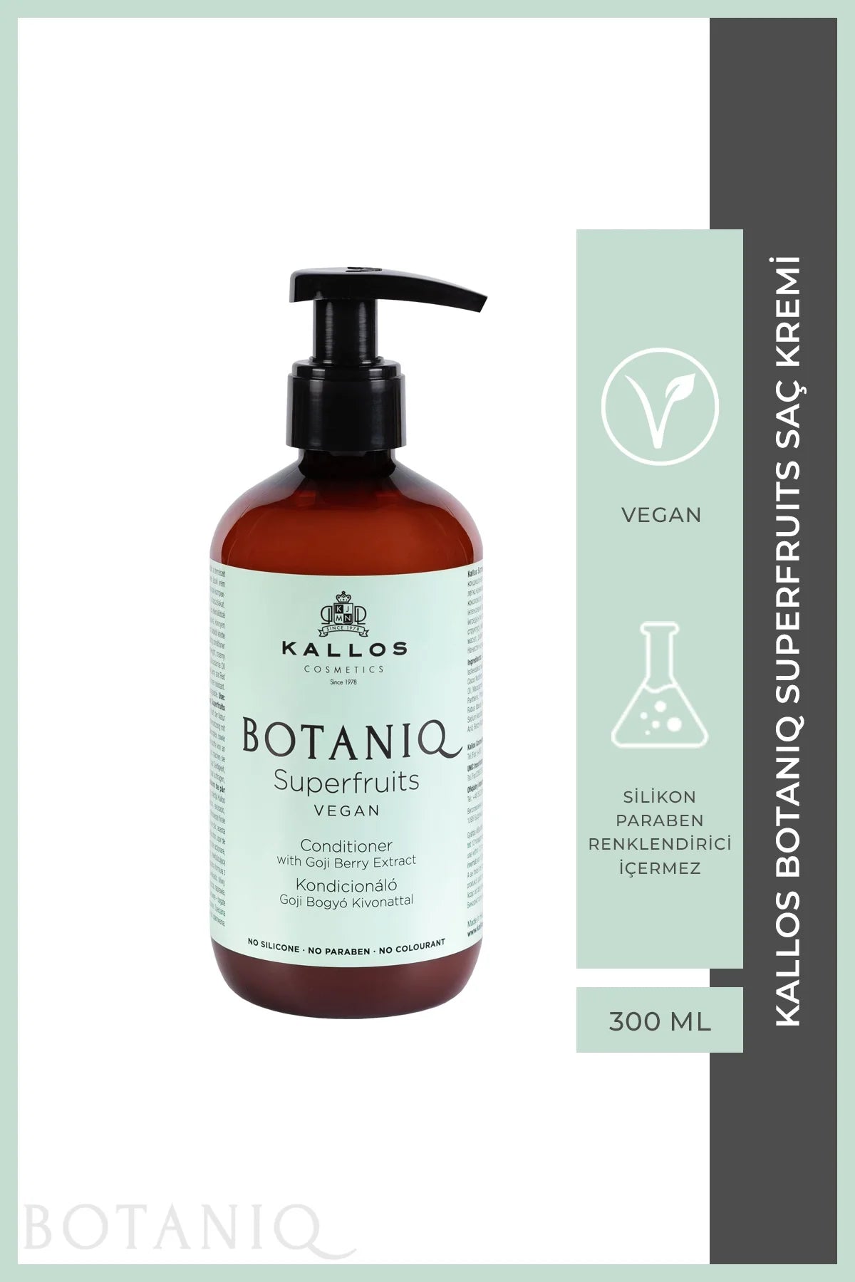 Kallos Cosmetics Botaniq Superfruits Saç Kremi 300 ML
