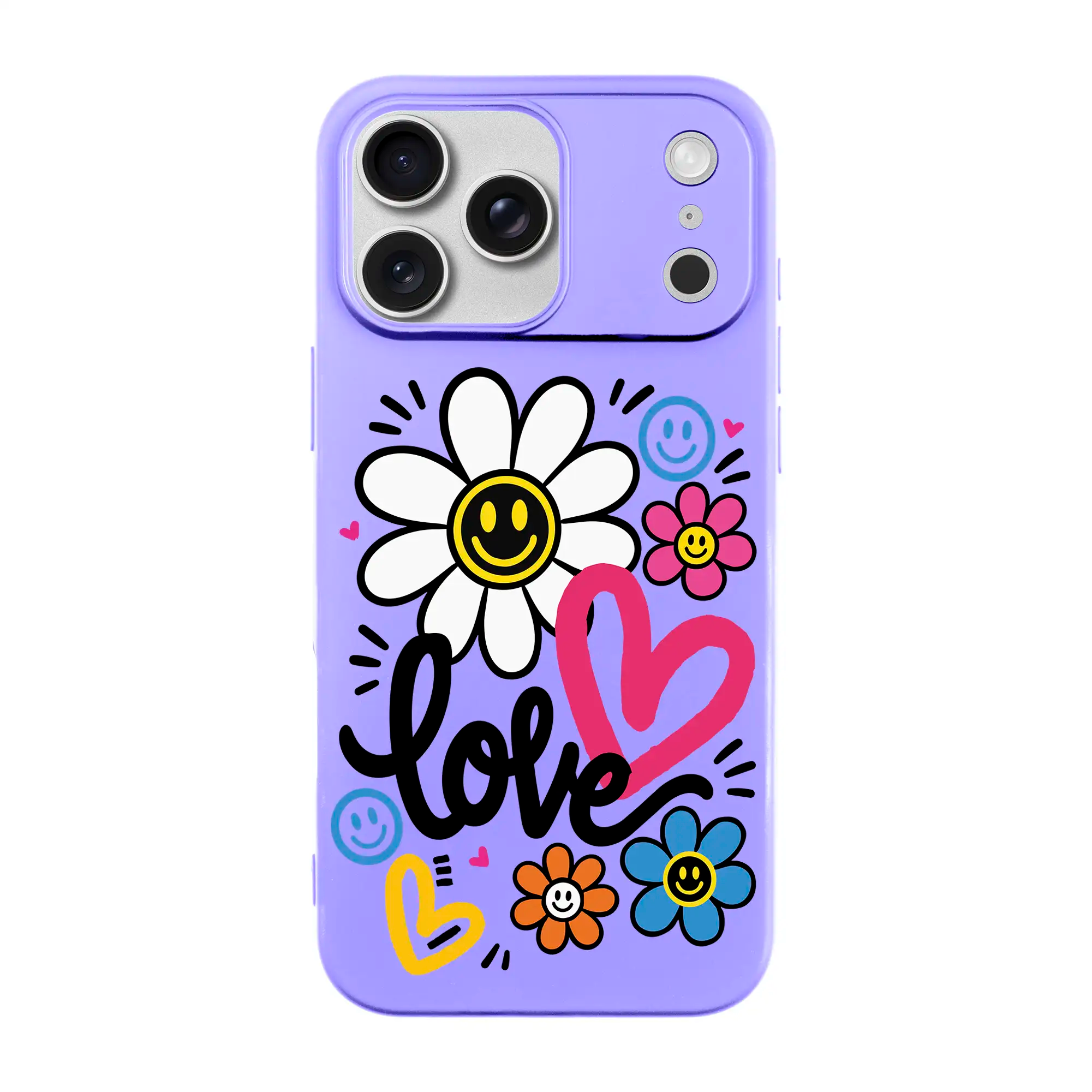 Love Bloom-Ultra Silikon Kılıf-Iphone 17 Pro