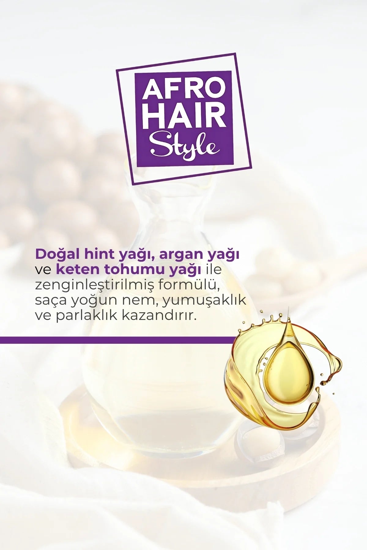 Afro Hair - Afro Kıvırcık Saçlar İçin Bukle Belirginleştirici Saç Maskesi 1kg