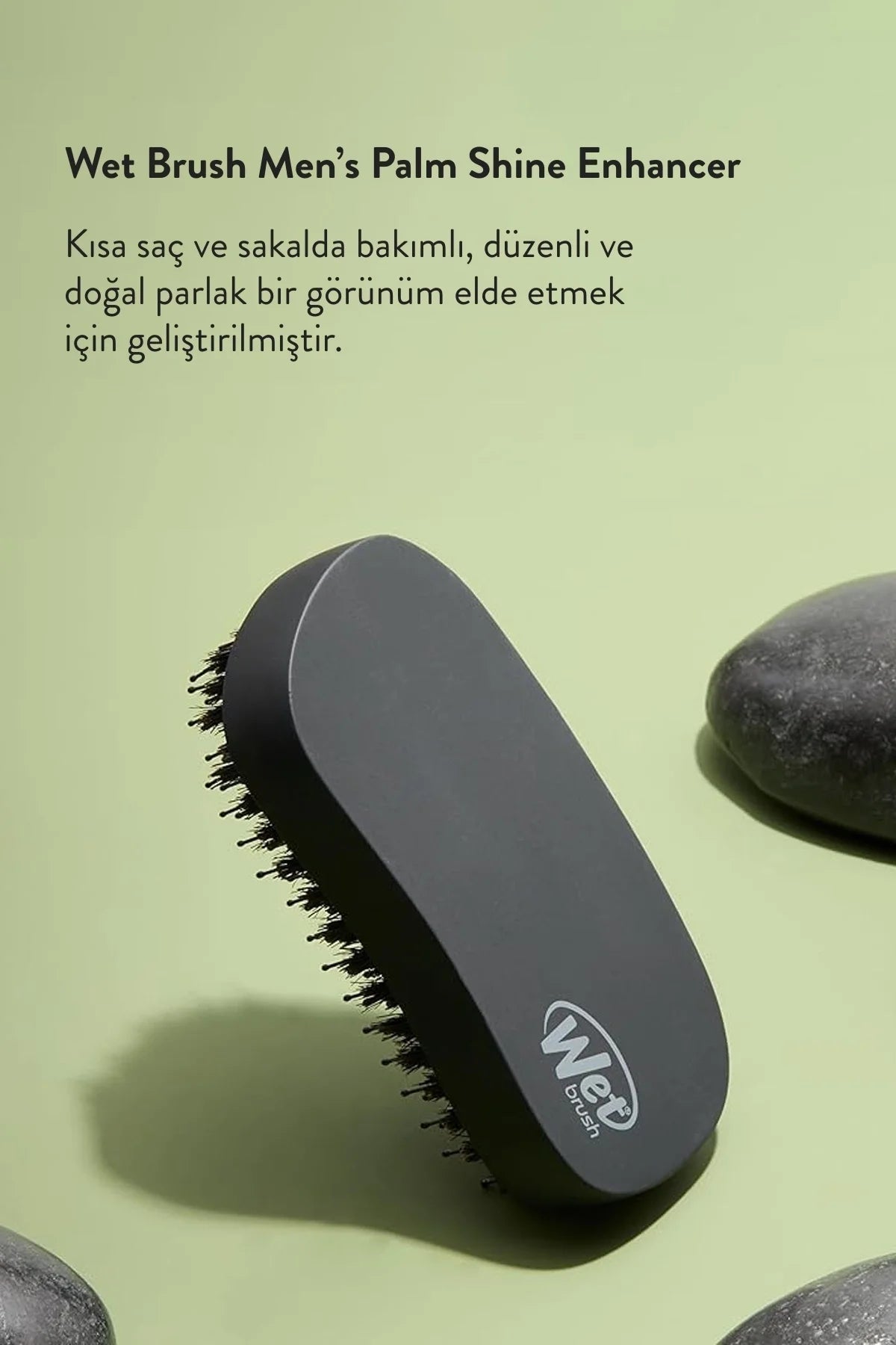 Wet Brush Men's Palm Shine Enhancer Saç ve Sakal Fırçası