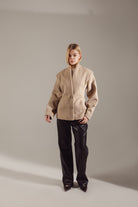"Milky" Premium Wool Cropped Jacket-Coat