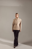 "Milky" Premium Wool Cropped Jacket-Coat