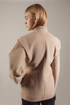 "Milky" Premium Wool Cropped Jacket-Coat
