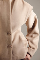 "Milky" Premium Wool Cropped Jacket-Coat