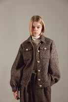 Deep Brown Wool-Blend Quiet Luxury Suit
