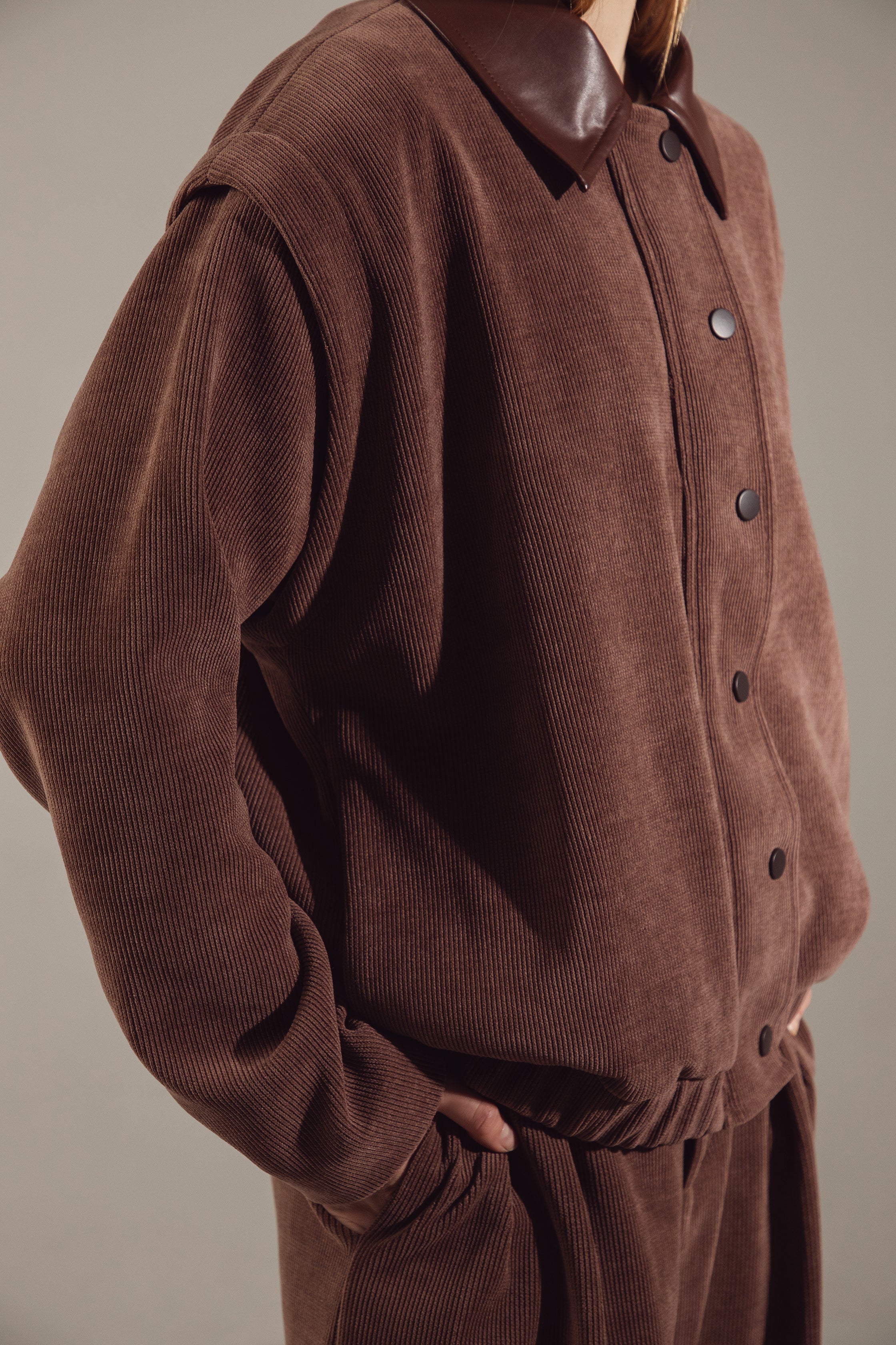 Deep Chocolate Velvet Sport-Chic Suit