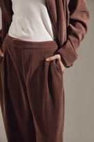 Deep Chocolate Velvet Sport-Chic Suit