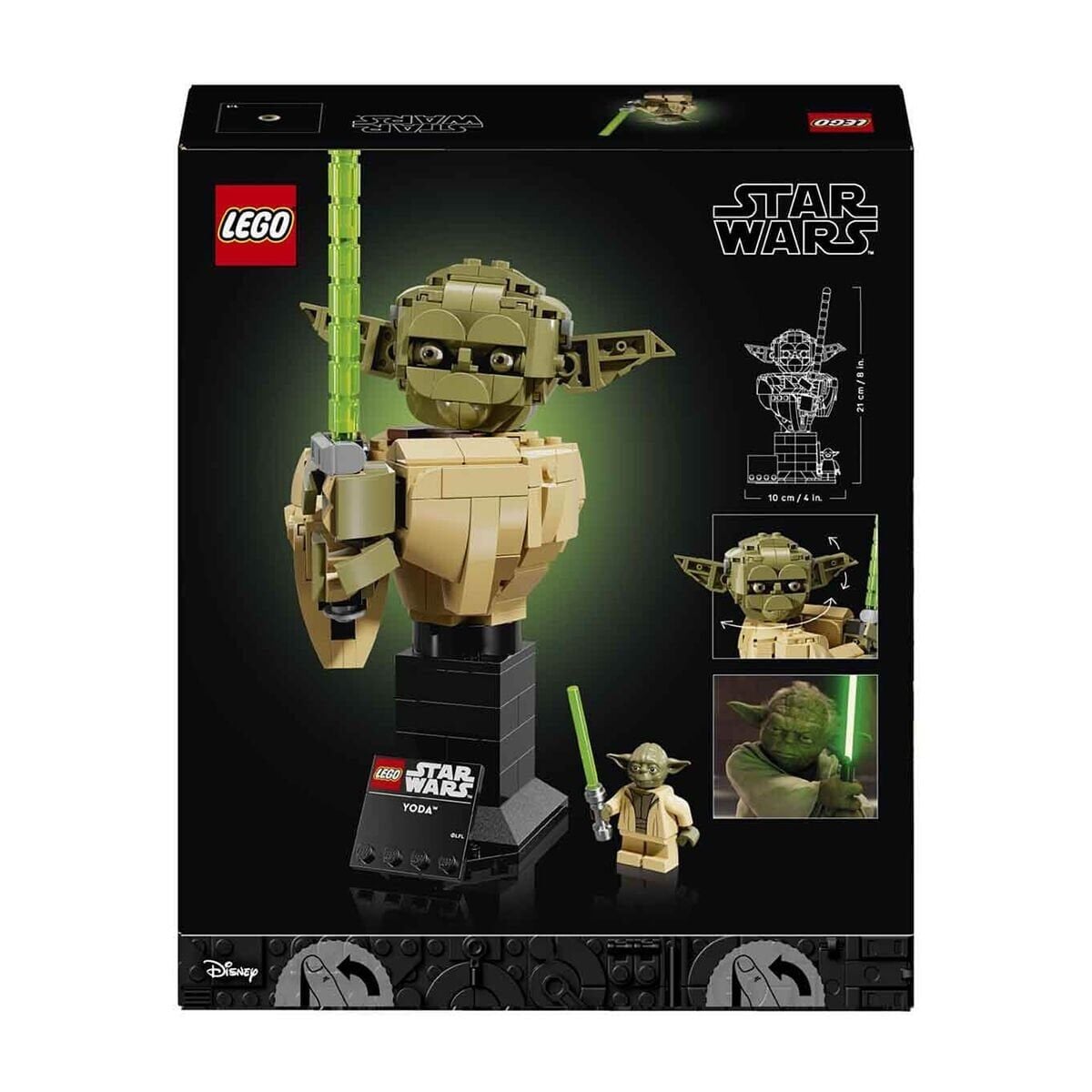 75438 Lego Star Wars - Yoda Büstü 399 Parça +18 Yaş