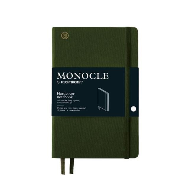 Leuchtturm1917 X Monocle Limited Edition Defter B6, Sert Kapak, 192 Noktalı Sayfa Olive 369723