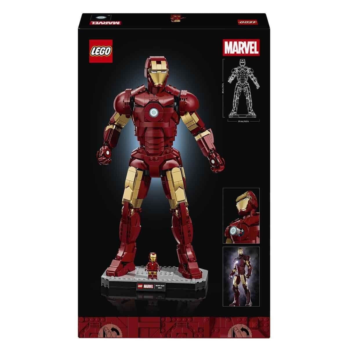 76344 Lego Marvel Iron Man Mark 3 Collectors Edition 1297 Parça +18 Yaş