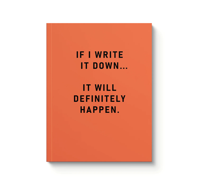 Ohh Deer Tasarımı A5 128 Sayfa Yumuşak Kapak Çizgili Defter Definitely Happen 10419