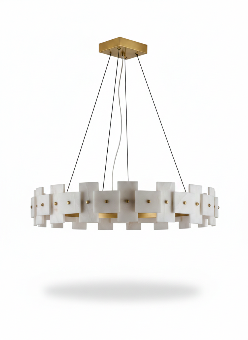 Lumiana-Omega Mermer Sarkıt Avize-Avize-4-Milagron.com