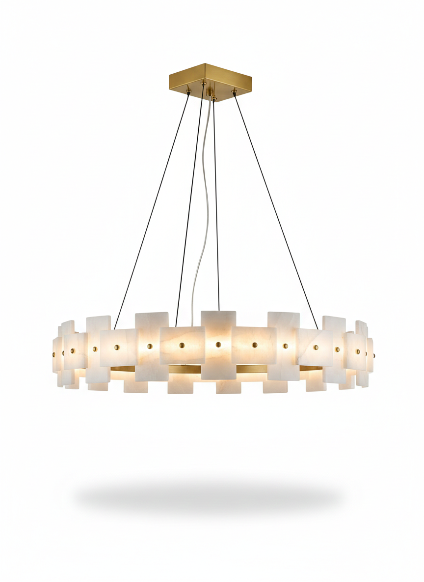 Lumiana-Omega Mermer Sarkıt Avize-Avize-6-Milagron.com