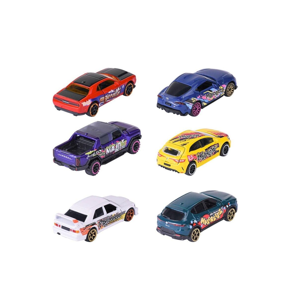 8504100002 Graffiti Premium Cars 6-Asst(Belirtilen Fiyat, Tekli Satış Için Adet Fiyatıdır.)