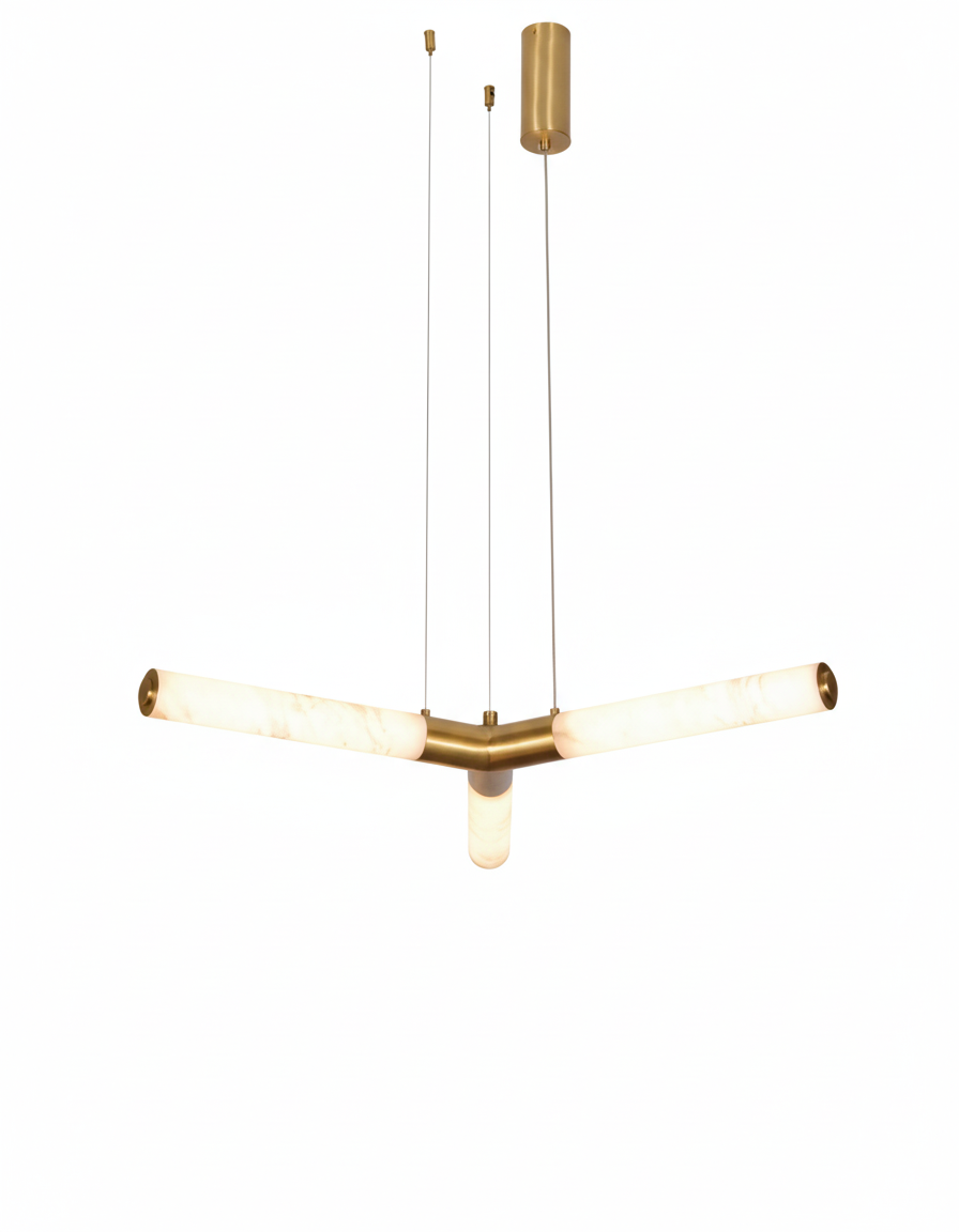 Lumiana-Vanesa Mermer Lineer-Avize-1-Milagron.com