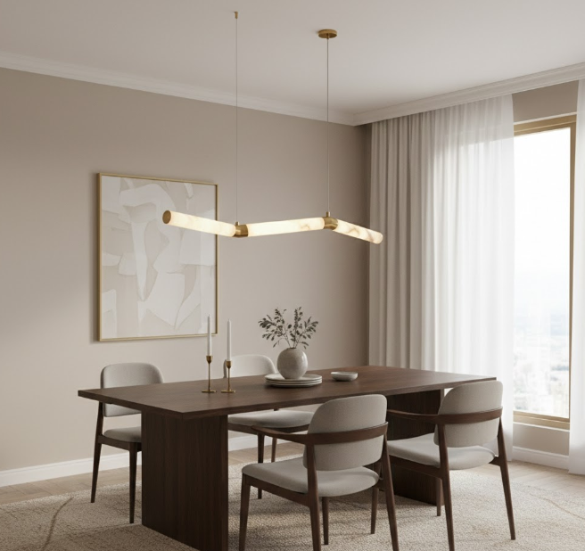 Lumiana-Vanesa Mermer Lineer-Avize-6-Milagron.com