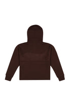 Kapüşonlu Sweatshirt - Kahverengi