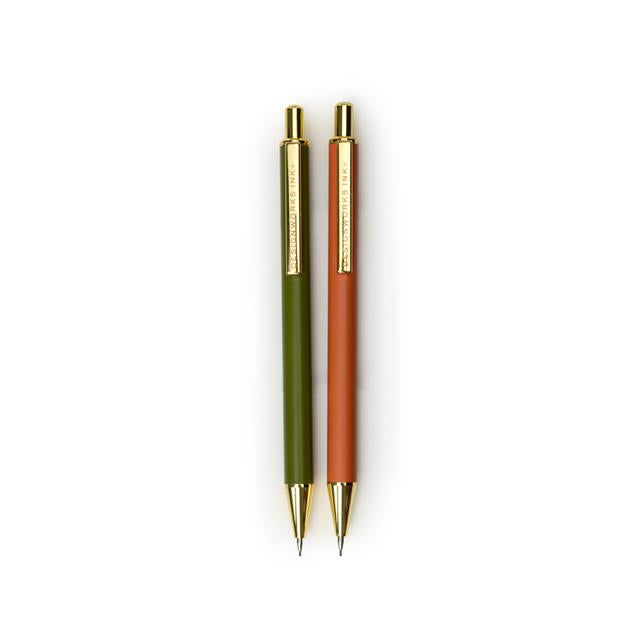 Designworks Ink Army Green & Chili İKili Mekanik Uçlu Kalem Seti