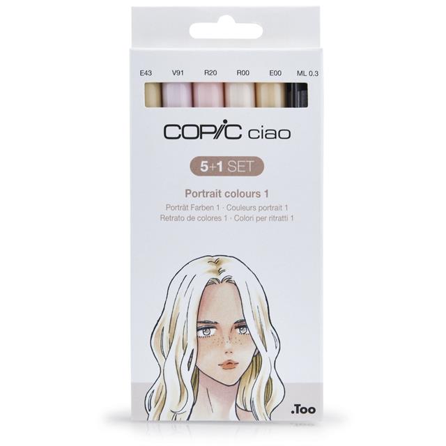 Copic Ciao 5+1 Set - Portrait Colors 1