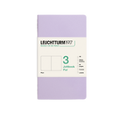 Leuchtturm1917 Jottbook Pur A6 64 Numaralandırılmış Sayfa Düz 3'Lü Paket Defter Lilac 400711