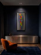 Echoes In The Inner Hold Inox Tablo | 50 × 100 Cm