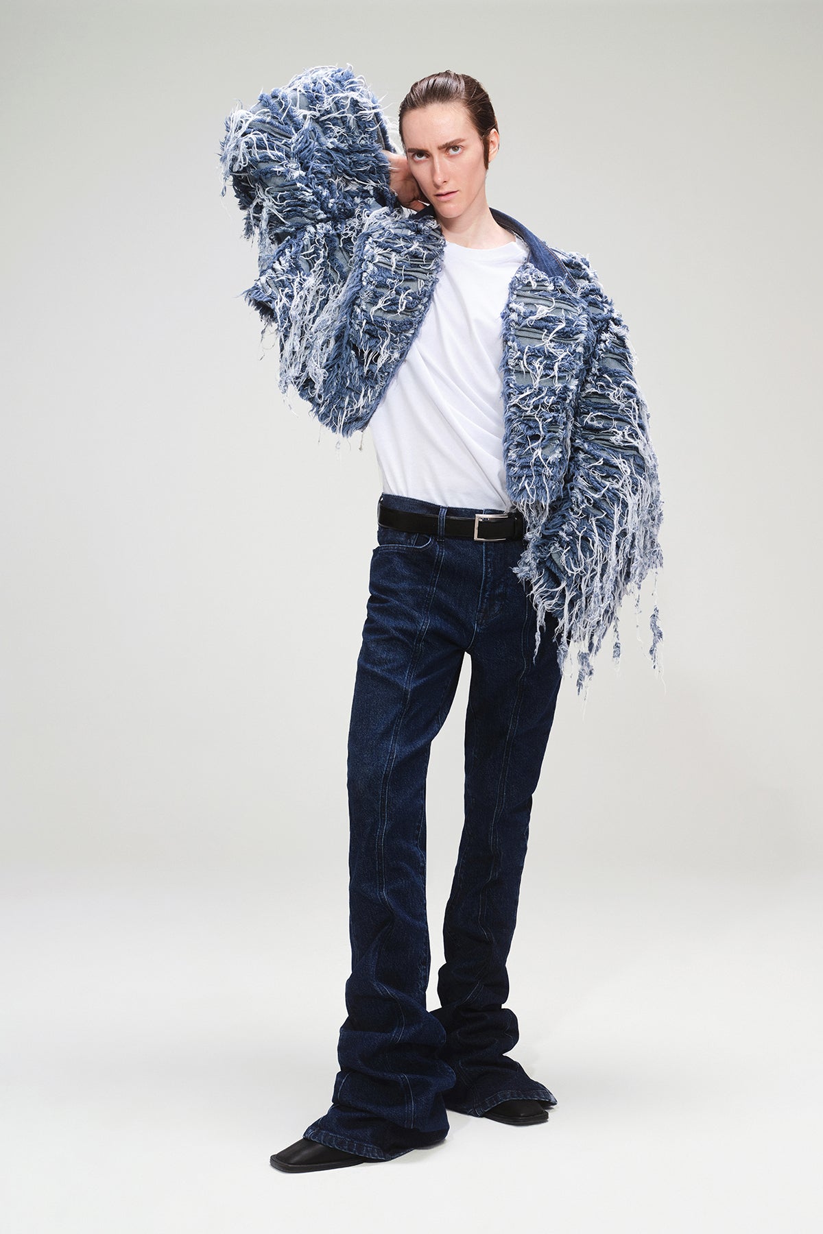 A Piece of Work-Denim Fur-Ceket-2-Milagron.com